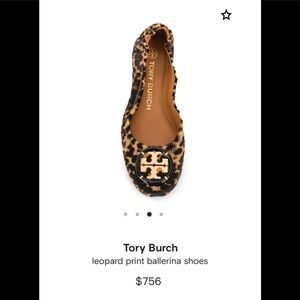 Tory Burch leopard flat